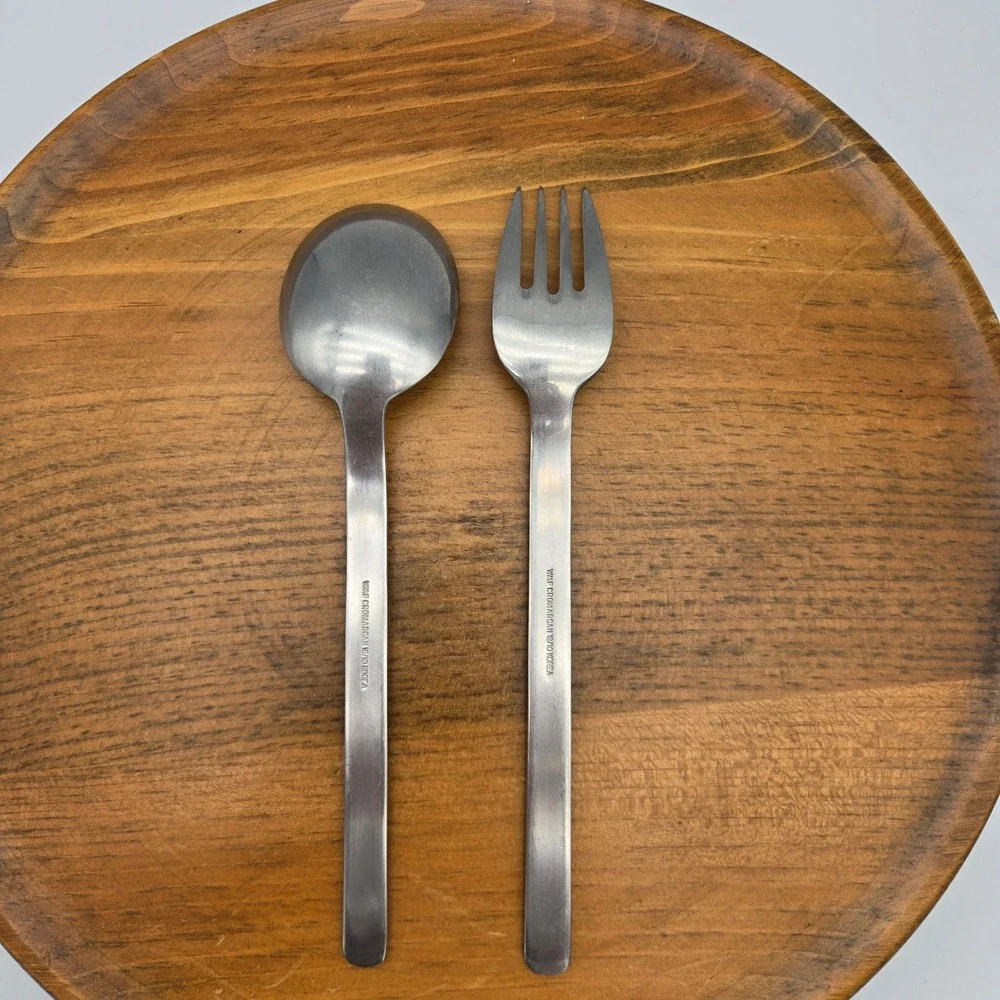WMF Cromargan Reno 2 Piece Set Dinner Fork Soup Spoon Stainless Steel Korea